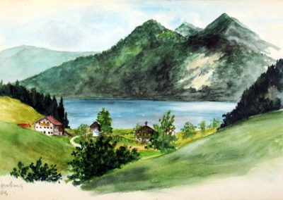 Hermine Kellermann – Walchensee von Sachenbach aus